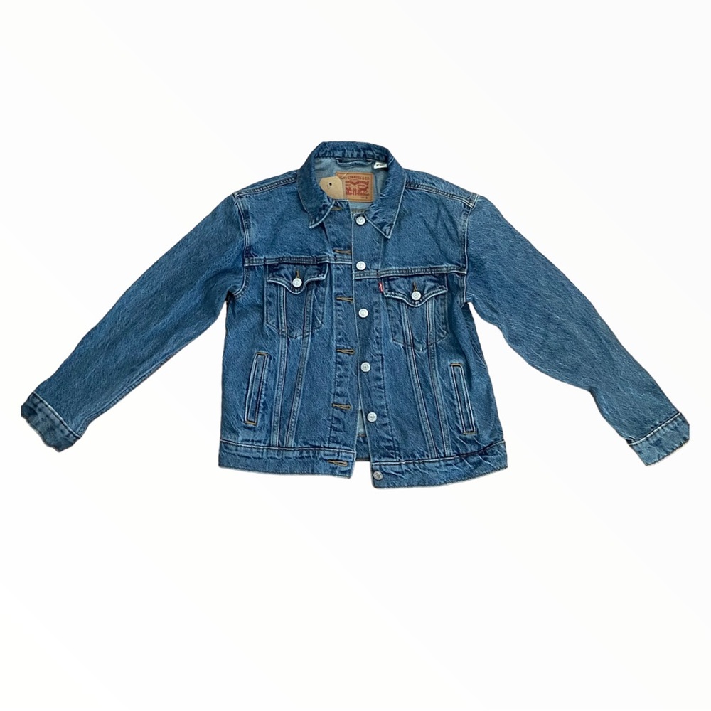 Levi’s Denim Ex-Boyfriend Trucker Jacket Size Small